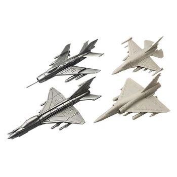 1:144 4D התאספו לוחם J6 J-7 F16 פאזל להרכיב מטוס צבאי צעצועים מודל לילדים