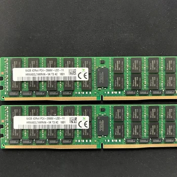 1 יח ' עבור SK Hynix RAM 64G 64GB DDR4 4DRX4 PC4-2666V 2666MHZ ECC REG זיכרון באיכות גבוהה ספינה מהירה