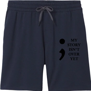 2019 קיץ אופנה מזדמנת גברים פנאי מכנסיים קצרים הסיפור שלי עוד לא נגמר דיכאון פסיק מודעות מכנסיים קצרים מכנסיים קצרים Mens Wome