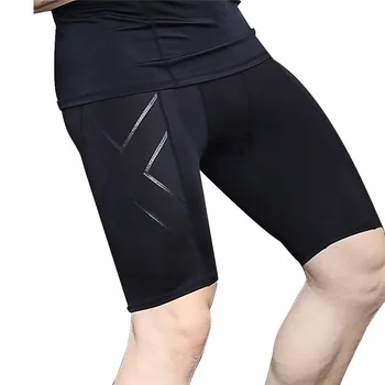 2023 חדש לגברים דחיסה טייץ מכנסי ריצה כושר פיתוח גוף גברים רזים אימון לנשימה מהירה יבש מכנסיים