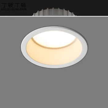 Anti Glare LED Downlights 220V 110V שקוע תקרה נקודת אור led 15W 12W 7W למטה אור התקרה ספוט תאורה, אביזרי מטבח