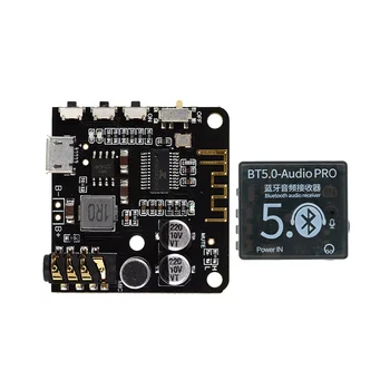 BT5.0 פרו אודיו מודול+תיק MP3 Audio Decoder לוח עם מיקרופון Lossless רמקול אודיו מגבר DIY Audio מקלט