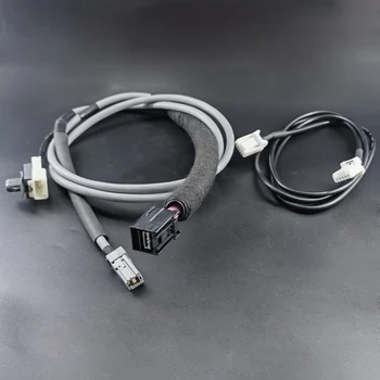 Biurlink עבור טויוטה קורולה Rav4 היילנדר לנד קרוזר קאמרי DIY AUX USB העברת הכבל מתאם