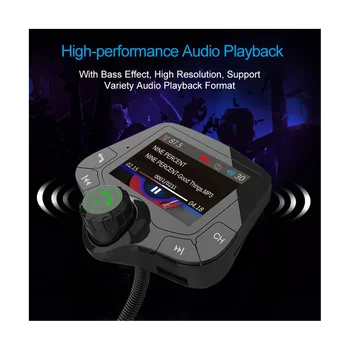 G24 משדר FM לרכב Bluetooth Audio מקלט רכב נגן MP3 אוניברסלי לרכב אספקה.