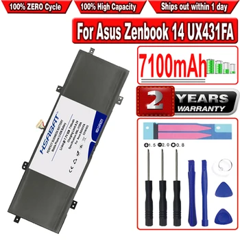 HSABAT 7100mAh C21N1833 0B200-03340000 סוללה עבור Asus Zenbook 14 UX431FA UX431FN Vivobook S14 S431FL UX431FN UX431FA UM431DA