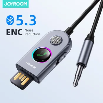 Joyroom Bluetooth מתאם Aux לשפר אלחוטית לרכב Bluetooth מקלט USB-3.5 מ 