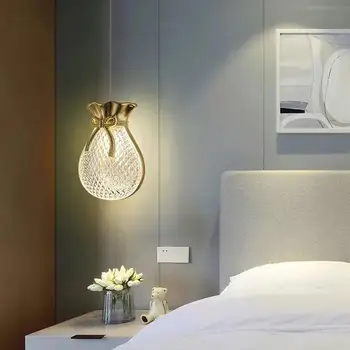 LED מודרנית תליון אור פנימי תאורה ליד המיטה בסלון אי מטבח, שירותים קישוט יצירתי תליית מנורה 3 צבעים