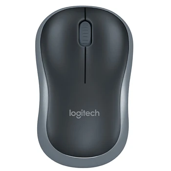 Logitech המקורי M186 אופטי ארגונומי עכבר אלחוטי 2.4 GHZ 3 לחצן 1000DPI עכבר עכברים מחשב נייד עכבר מחשב