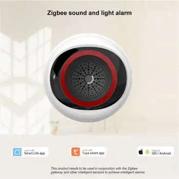 Tuya Zigbee 100DB חכם, קול, אור המעורר שני-in-one חיישן סוללה / USB כפול כוח אינטליגנטי הצמדה של Cariety של Dev