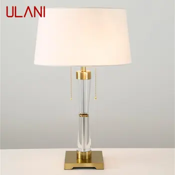 ULANI הפוסט-מודרנית קריסטל מנורת שולחן פשוטה LED דקורטיבי לשולחן תאורה עבור הבית ליד המיטה