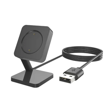 USB טעינת Dock מטען מגנטי בסיס שעון טעינת אביזרים ניידים מיני, מטען תחנה Amazfit GTR4 GTS4