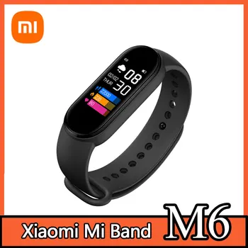Xiaomi Mi Band M6 חכם הצמיד 6 צבעים AMOLED מסך Miband m6 החמצן בדם כושר Traker Bluetooth עמיד למים חכם הלהקה