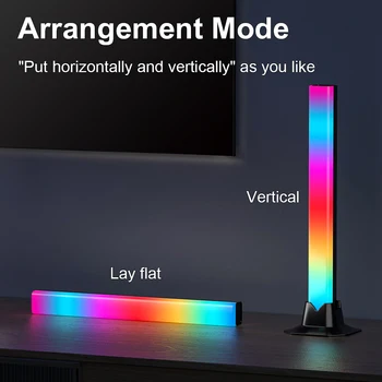 אווירה LED RGB בר אור קולית סביבה אווירה אור טלוויזיה לחשב איסוף המנורה משחקים משחק חכם, אור קישוט שולחן העבודה