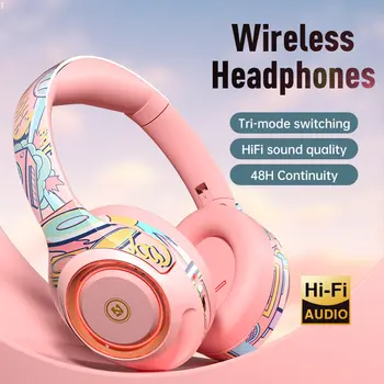 אוזניות אלחוטיות auriculares Bluetooth 5.2 אוזניות סטריאו HiFi איכות צליל Bluetooth אוזניות Gaming מוסיקה ספורט אוזניות