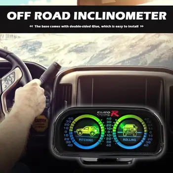 אוניברסלי Inclinometer Clinometer ירוק עם תאורה אחורית עבור Offroad 4x4 רכב
