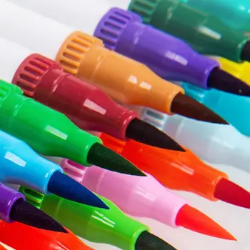 אספקה הספר אביזרים צבע סקיצה כלי ציור לילדים מתנה סמנים גרפיטי עט ציור עט מנגה אמנות מברשת עט
