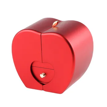 אפל תכשיטים קופסת מתנה בצורת תפוח מגירת תכשיטים תיבת אחסון ליום האהבה מתנות לה