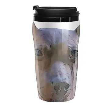 האמריקאי החדש שיער טרייר כלב מצויר עיצוב נסיעות ספל קפה קפה ותה קפה אביזר כוסות קפה