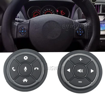 הגה רכב Bluetooth אלחוטית שליטה מרחוק כפתור אוניברסלית עבור אנדרואיד, ערכת רכב סטיילינג מדיה כפתור עוצמת הקול 10 מפתח