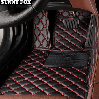 המכונית מחצלות עבור אאודי A3 5D המכונית-עיצוב PVC עור יוקרתי מושלם השטיח שטיחים פעמיים (2014-הווה)