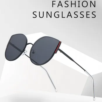 חדש לנשים האוקיינוס גוגל UV400 משקפי שמש עין חתול SunglassesFashion קרני מעצב מותג Gafas דה סול Mujer