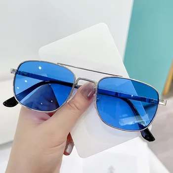 חדש מסגרת קטנה כיכר פשטות משקפי שמש של נשים מעצב מותג האופנה משקפי שמש נשים נסיעות UV400 משקפי Oculos דה סול
