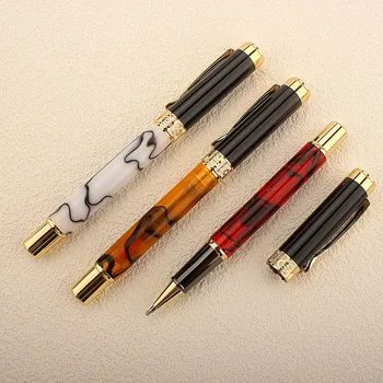 יוקרתיים באיכות גבוהה מתכת אקרילי רולר עט כדורי המשרד מנהל עסקים גברים יוקרה כתיבת מתנה עט