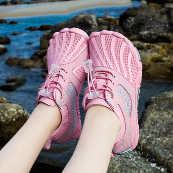 ילדים לשחות בחוף אקווה נעלי Non-להחליק טרקים שכשוך נעלי יבש מהירה לנשימה ללבוש עמיד מקורה כושר ספורט