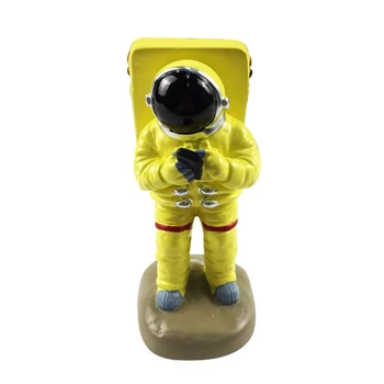 יצירתיות אסטרונאוט טלפון סלולרי לעמוד טבליות החכם חלל סוגר שרף מחזיק טלפון אוניברסלי שולחן שולחן אורנה