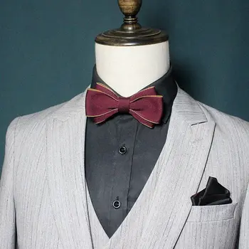 לקשור סלים עניבת החליפה אביזרים ג ' נטלמן אנגלי בסגנון רשמי קשרים עסקיים גברים קשרים מוצק קלאסי קשרים Bowknot עניבת הפרפר