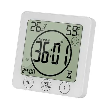 מד טמפרטורה לחות פנימית חדר Mini LCD דיגיטלית אלקטרונית טמפרטורה מד לחות מד חומר ABS