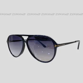 מותג האופנה משקפי שמש נשים גברים טום טייס מסגרת רטרו קלאסי מקוטב פורד FT0909 משקפיים עם קופסא מקורית משלוח חינם