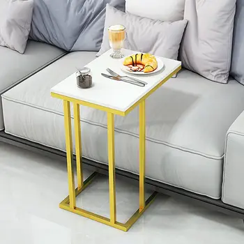 נורדי פשוטה רהיטים קטנים תה קפה שולחן ספה פינתית מרובעת יצירתי מרפסת הסלון לחדר השינה ליד המיטה, שולחן הקבינט.