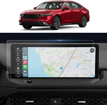 ניווט לרכב זכוכית מחוסמת GPS מסך מגן תואם עם אקורד היברידית (ספורט, ספורט-L EX-L, טיולים) 2023 12.3 אינץ