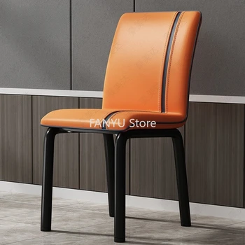 סקנדינבי מינימליסטי כסאות אוכל יוקרה עיצוב מרגיע יצירתי האוכל משענת הכיסא יצירתי Sandalye פריטים ביתיים WZ50DC