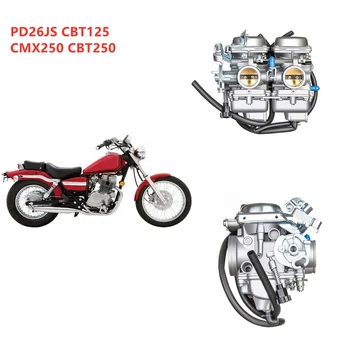 צילינדר כפול PD26JS אופנוע המאייד עבור הונדה CBT125 CBT250 CMX250 CA250 CB250 250CC