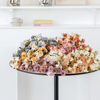 ציפורן חרוזים מזויף simulationflower decorationtable פרח עיצוב הבית ירי אביזרים זר חתונה קישוטים למסיבה