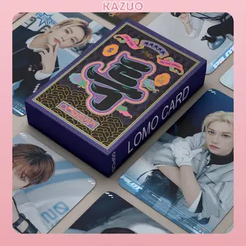 קזואו 55 יח ' תועה ילדים אלבום Lomo כרטיס Kpop Photocards סדרת גלויות