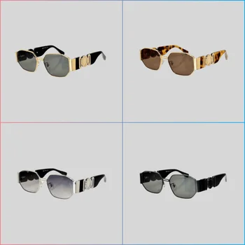 קלאסי רטרו של המותג אצטט משקפי שמש מעצב שחור דגם VE5712 Eyewear נקבה גוונים לנשים אופנה גברים משקפי שמש