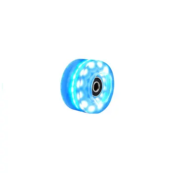 שורה כפולה גלגל חלקלק 6 רולים צבע אור גלגל בגלגל ארבע החלקה מהבהבת גלגל מחליק אביזרים