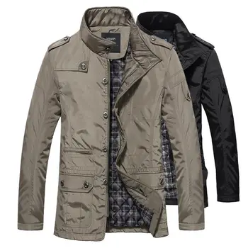של הגברים ז 'קט מעיל מזדמן windproof איכות הג' קט של הגברים ארוך מעיל גשם מעיל בגדים זרוק משלוח