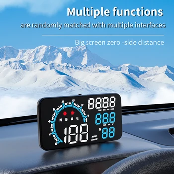 תצוגה עילית המכונית האד GPS מד מהירות מד מרחק תצוגת LED השמשה מקרן מד רכב ואביזרי רכב אלקטרוניקה