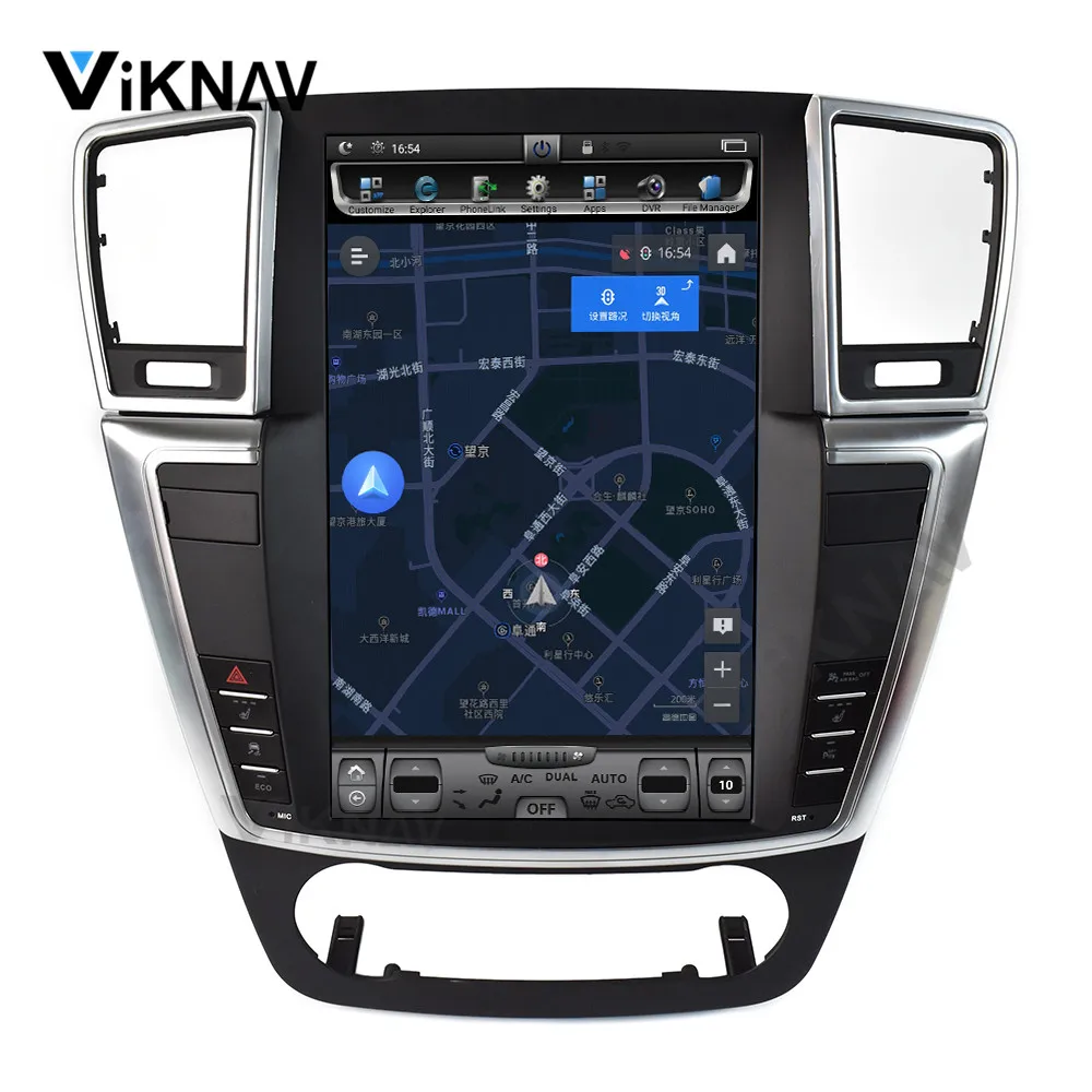 12 אינץ ' עבור מרצדס ML GL 2012-2015 אנדרואיד הרדיו ברכב נגן מולטימדיה אוטומטי סטריאו GPS נאבי ראש יחידת Carplay - 4