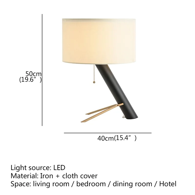 ULANI הפוסט-מודרנית מנורת שולחן עיצוב יצירתי LED שולחן אור תפאורה הביתה חדר השינה לסלון - 4