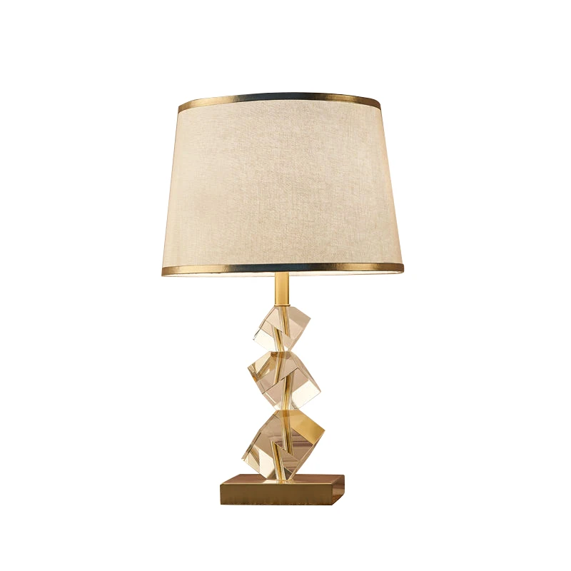 אניטה עכשווי קריסטל מנורת שולחן LED בציר פשוט יצירתי ליד המיטה שולחן אור הביתה סלון עיצוב חדר השינה - 3