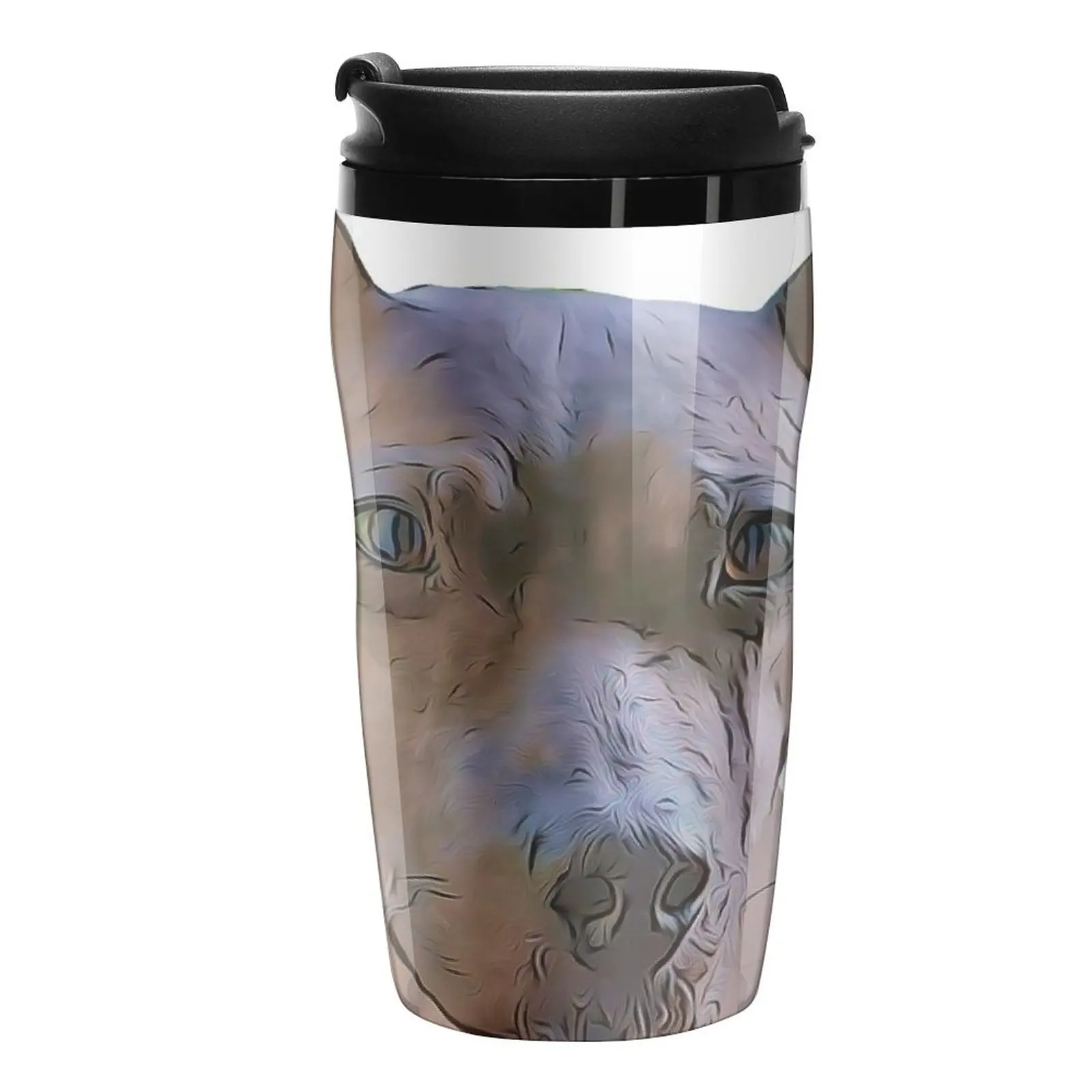 האמריקאי החדש שיער טרייר כלב מצויר עיצוב נסיעות ספל קפה קפה ותה קפה אביזר כוסות קפה - 0