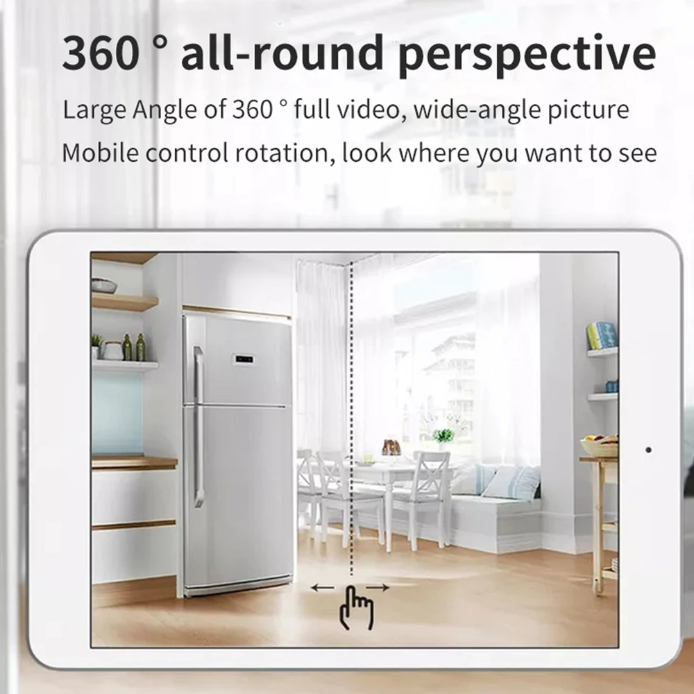 חיצונית אלחוטית מעקב מצלמות וידאו 360 Graus עם Wifi Hd 1080p המיני של חיישן המצלמה ראיית לילה מצלמת וידאו בית חכם - 3