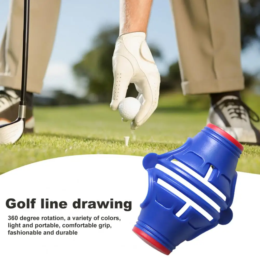 כיוון סיבוב כלי ציור קו כדור גולף יישור לשים סימון אניה כדור גולף סמן אביזרי גולף - 5