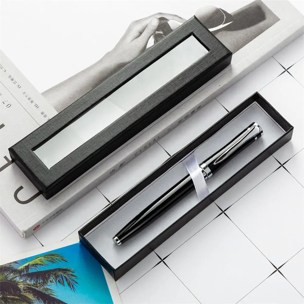 פשוט העט תיבת מקוריות יצירתית קלמר עט קופסה יפה מעשית קרטון עיצוב יפה מתנה אריזה קופסה - 1