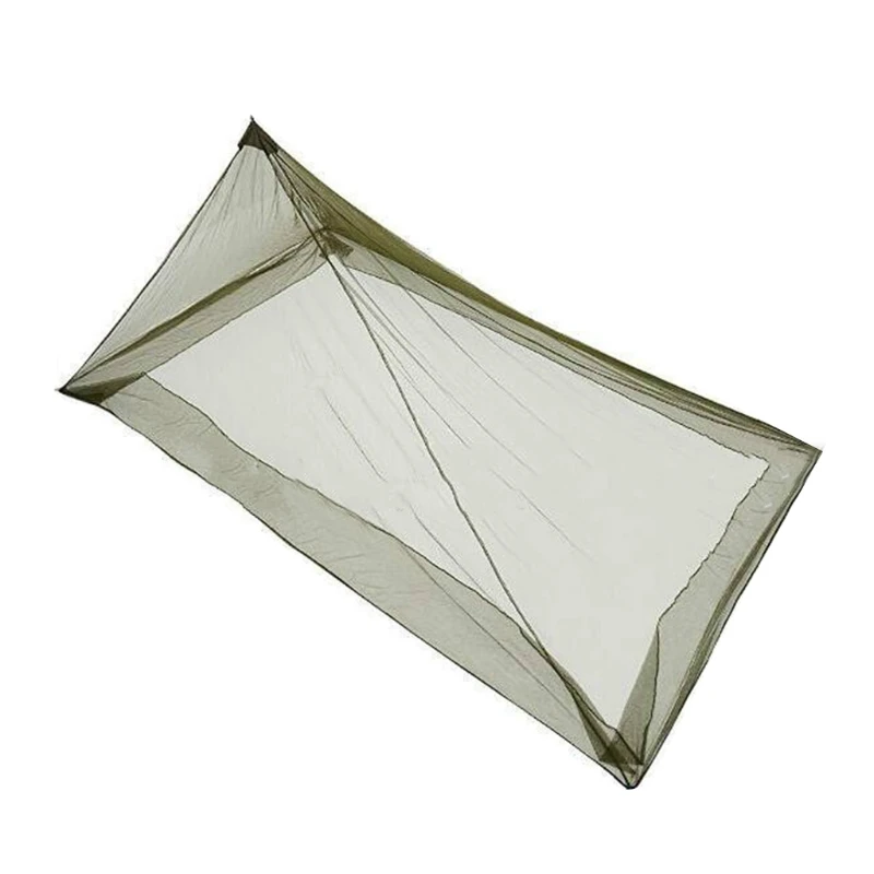 קמפינג תחת כיפת השמיים יתושים נטו נייד קל משקל קמפינג רשת אוהל מיטה דייג הליכה 220x120x100cm - 0
